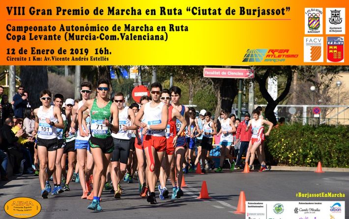 C.A Els Sitges Campeonato Marcha en Ruta enero 2019