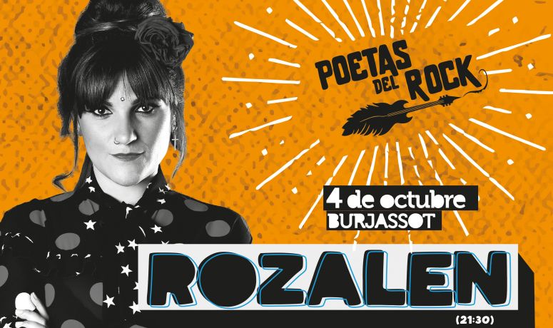 Cartel Poetas Burjassot Rozalen