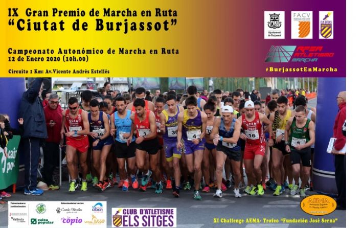 IX Gran Premio de Marcha en Ruta Ciutat de Burjassot 12-01-2020