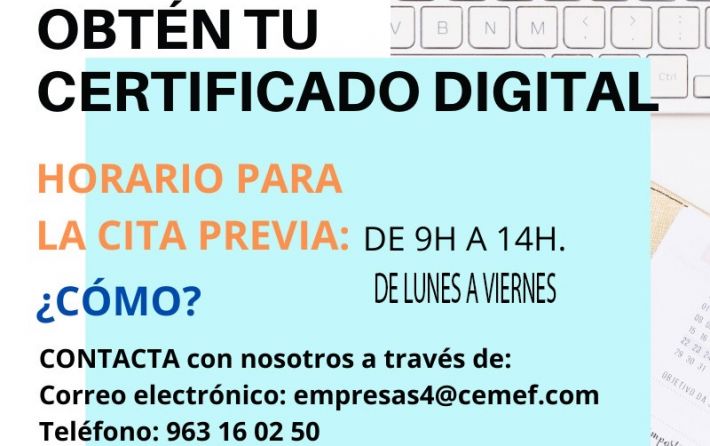 certificado digital CEMEF