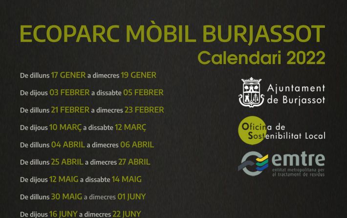 Ecoparque calendario 2022