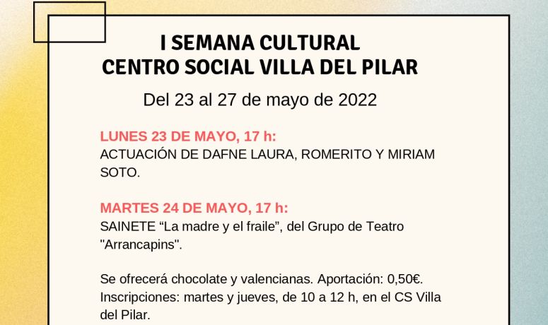 I Semana CS Villa del Pilar