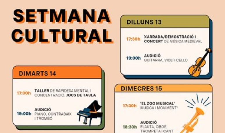 Semana Cultural en la Musical Los Silos, del al 18 de febrero Ajuntament Burjassot