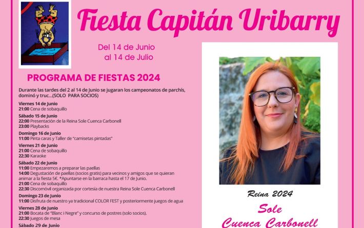 Fiestas Capitán Uribarry 2024