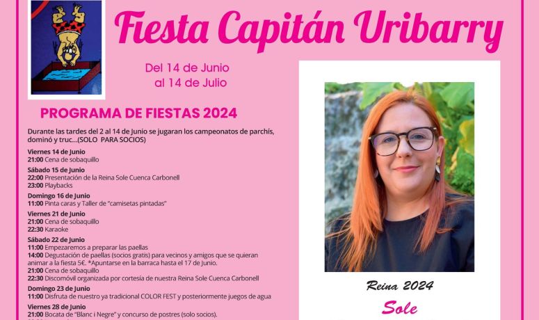 Fiestas Capitán Uribarry 2024