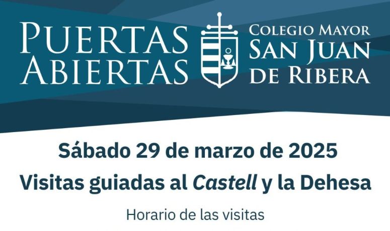 Puertas Abiertas Colegio Mayor San Juan de Ribera marzo 2025