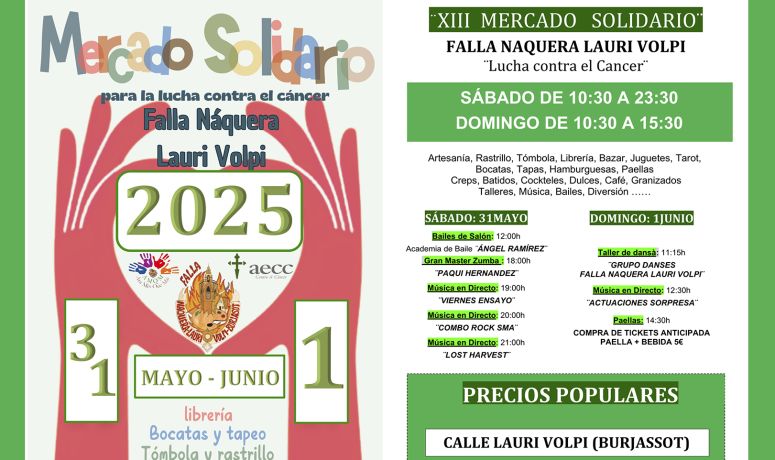 Mercadillo Solidario Lauri Volpi