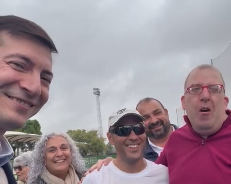 Llegada a Madrid Mario Usher